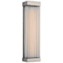 Visual Comfort Vance 14" Tall LED Bathroom Sconce Polished Nickel / Glass Rods