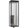 Visual Comfort Fresno 31" Tall Gas Lantern Wall Sconce Matte Black