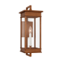 Visual Comfort Cupertino 19" Tall Outdoor Wall Sconce Natural Copper