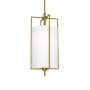 Visual Comfort Perno 10" Wide Mini Pendant Burnished Brass
