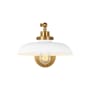 Visual Comfort Wellfleet 6" Tall Bathroom Sconce Burnished Brass