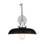 Visual Comfort Wellfleet 3" Tall Bathroom Sconce Polished Nickel