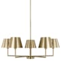 Visual Comfort Ender 5 Light 33" Wide Chandelier Satin Brass
