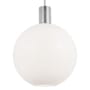 Visual Comfort Colewood 20" Wide Pendant with Milk Glass Shade Brushed Nickel