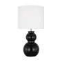 Visual Comfort Buckley 1-Light Medium Table Lamp by Drew & Jonathan Gloss Black