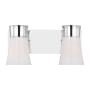 Visual Comfort Roy 2-Light Medium Vanity by Drew & Jonathan Chrome