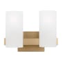Visual Comfort Rhode 2-Light Vanity by Drew & Jonathan Satin Brass