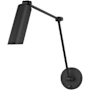 Visual Comfort Frasar 11" Tall 2 Arm Adjustable Bathroom Sconce Midnight Black