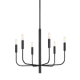 Visual Comfort Brianna 6 Light 24" Wide Chandelier Aged Iron
