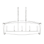 Visual Comfort Thayer 5 Light 49" Wide Taper Candle Style Chandelier Polished Nickel