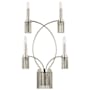 Visual Comfort Sutton 4 Light 30" Tall Wall Sconce Polished Nickel