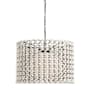 Visual Comfort Catania 30" Wide Pendant Bronze / White Glass Shade