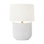 Visual Comfort Cenotes 28" Tall LED Vase Table Lamp Matte White Ceramic