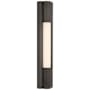 Visual Comfort Ellington 3" Wide LED Vanity Light Bronze / White Glass