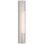 Visual Comfort Ellington 3" Wide LED Vanity Light Polished Nickel / White Glass
