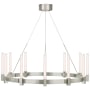 Visual Comfort Mafra 36" Wide LED Ring Chandelier Polished Nickel