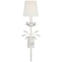 Visual Comfort Clementine 24" Tall Wall Sconce Plaster White / Linen