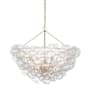 Visual Comfort Talia 16 Light 57" Wide Chandelier Gild / Clear Swirled Glass