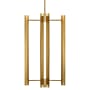 Visual Comfort Carson 28" Tall LED Pendant Burnished Brass