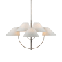 Visual Comfort Kinsley 8 Light 43" Wide Chandelier Polished Nickel