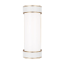 Visual Comfort Monroe 12" Tall LED Bath Bar Burnished Brass