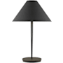Visual Comfort Contra 25" Tall Buffet Table Lamp Matte Charcoal Black