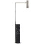 Polished Nickel / Black Marble