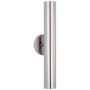 Visual Comfort Precision 18" Tall LED Wall Sconce Polished Nickel / White Glass