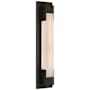 Visual Comfort Covet 5" Wide LED Vanity Light Bronze / Alabaster