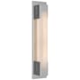 Visual Comfort Covet 5" Wide LED Vanity Light Polished Nickel / Alabaster