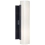 Visual Comfort Precision 14" High Wall Sconce with White Glass Shade - ADA Compliant Bronze