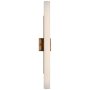 Visual Comfort Precision 4" Wide LED Bath Bar Antique-Burnished Brass