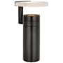 Visual Comfort Melange 10" Tall Cordless LED Column Table Lamp Bronze / Alabaster