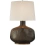 Visual Comfort Beton 35" Table Lamp by Kelly Wearstler Crystal Bronze Ceramic