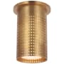 Visual Comfort Precision 4" Wide Semi-Flush Ceiling Fixture Antique-Burnished Brass