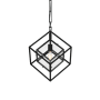 Visual Comfort Cubed 15" Wide Abstract Pendant Aged Iron