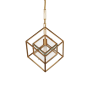 Visual Comfort Cubed 15" Wide Abstract Pendant Gild