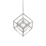 Visual Comfort Cubed 15" Wide Abstract Pendant Polished Nickel