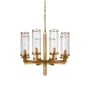 Visual Comfort Liaison 8 Light 21" Wide Chandelier Antique-Burnished Brass