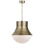 Visual Comfort Precision 17" Pendant Light by Kelly Wearstler Antique Burnished Brass