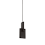 Visual Comfort Lotura 8" Wide LED Mini Pendant Museum Black