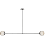 Visual Comfort Melange 63" Wide LED Linear Chandelier Bronze