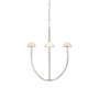 Visual Comfort Pedra 22" Wide LED Chandelier Polished Nickel