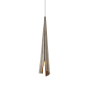 Visual Comfort Piel 4" Wide LED Mini Pendant Pewter
