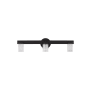 Visual Comfort Esfera 3 Light 24" Wide Vanity Light Nightshade Black