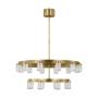 Visual Comfort Esfera 32" Wide LED Ring Chandelier Natural Brass