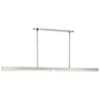 Visual Comfort Linea 60" Wide LED Linear Chandelier Antique Nickel