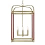 Visual Comfort Hadley 6 Light 18" Wide Pendant Time Worn Brass