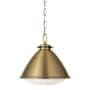Visual Comfort Hayward 13" Wide Pendant Time Worn Brass