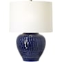 Visual Comfort Marcel 27" Tall Vase Table Lamp Crystal Cobalt